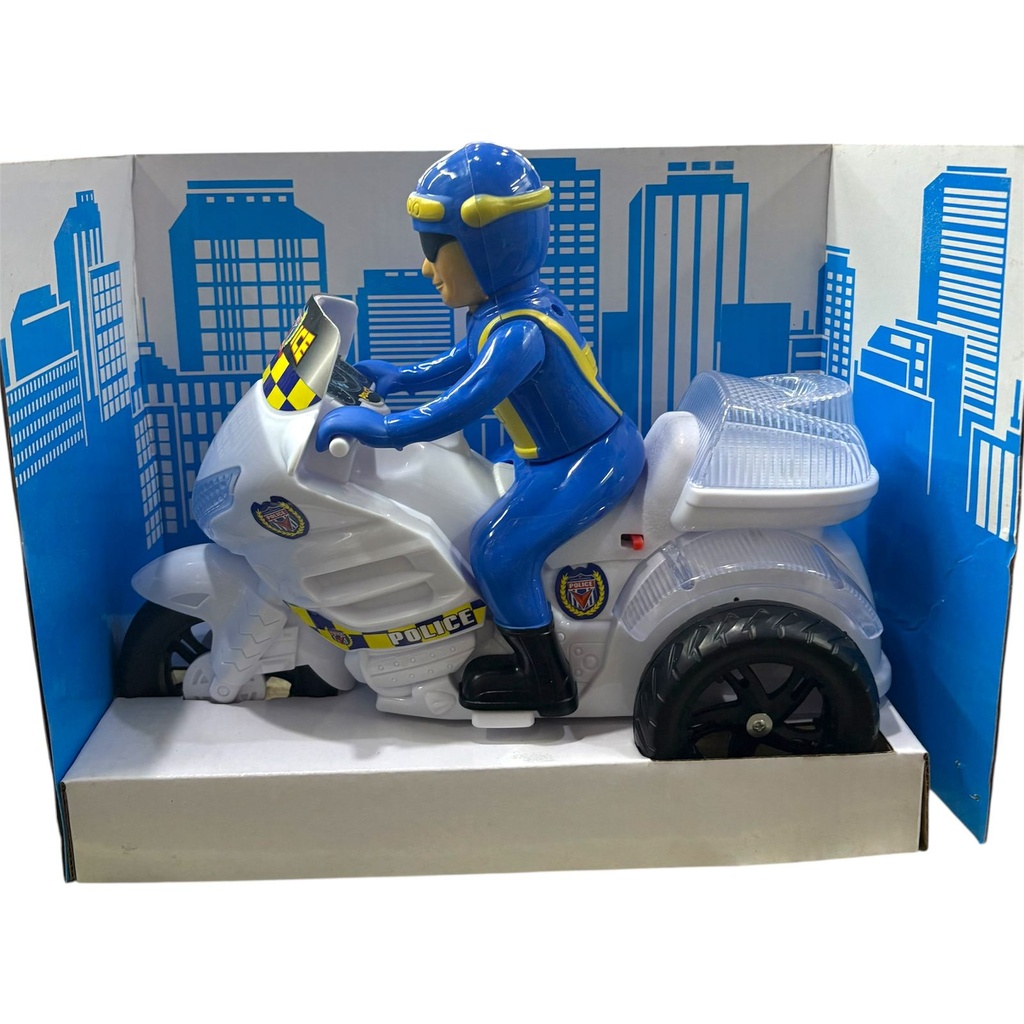 MOTO POLICIA C/LUZ Y SONIDO 