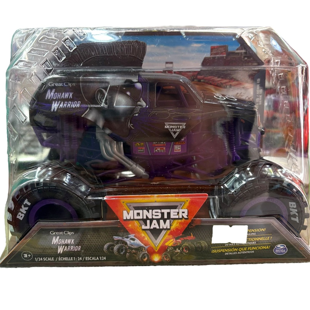MONSTER JAM - DIE CAST 1.24