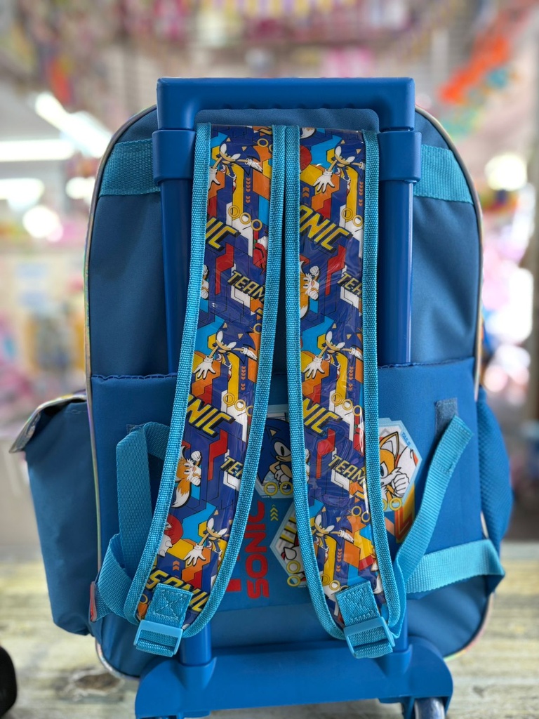 MOCHILA SONIC 18" CON CARRO