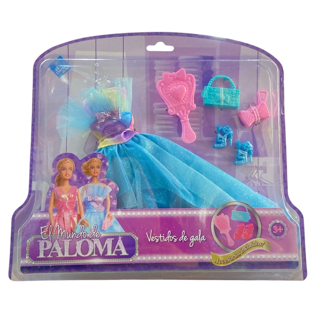ROPA PARA MUÑECA- VESTIDOS DE GALA 