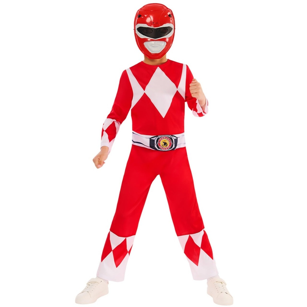 DISFRAZ POWER RANGER ROJO T.0