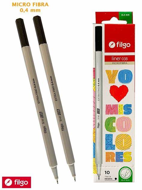 MICROFIBRA NEGRA FILGO X1