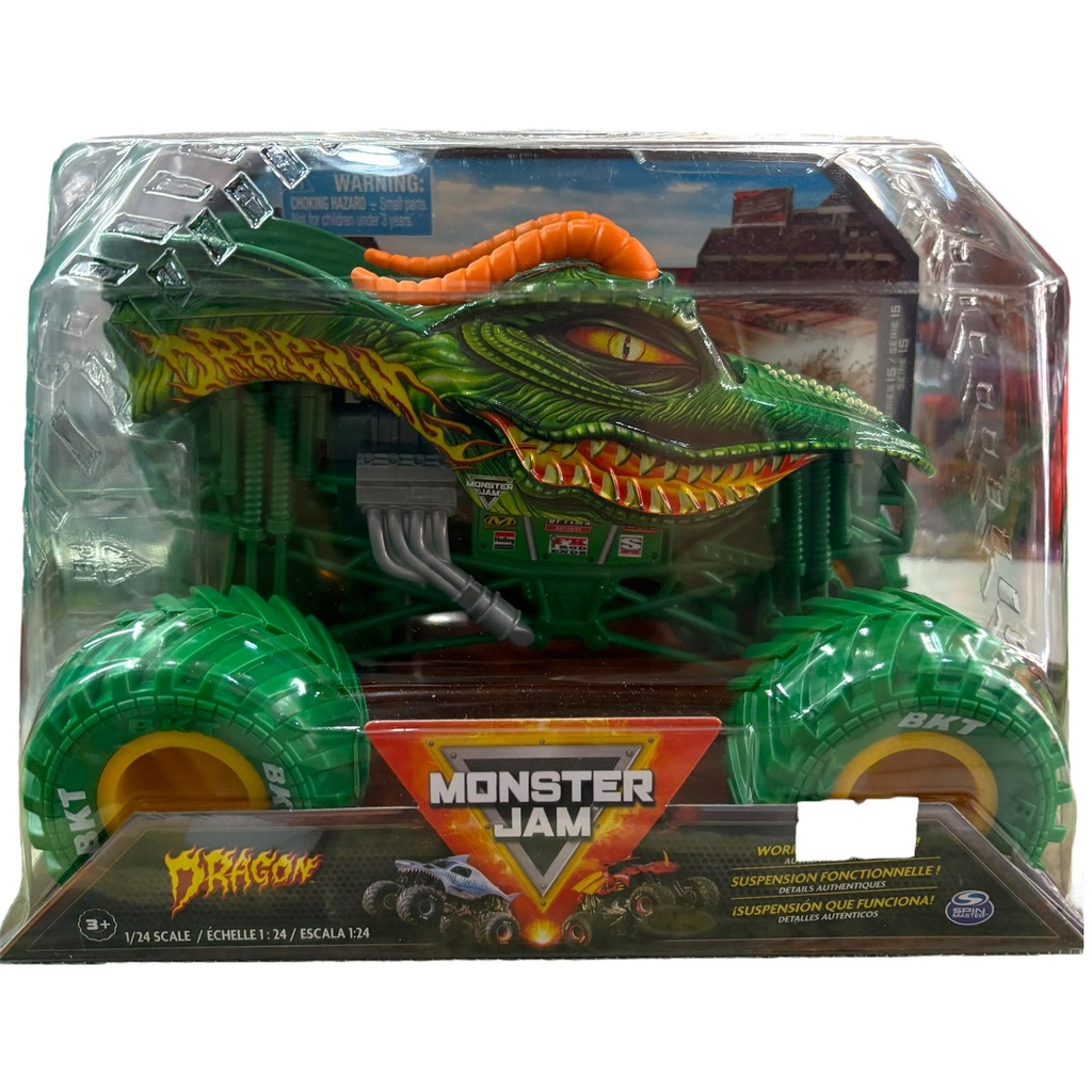MONSTER JAM - DIE CAST 1.24