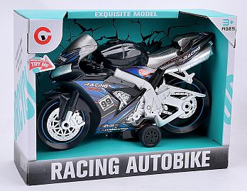 MOTO C/LUZ Y SONIDO A FRICCION