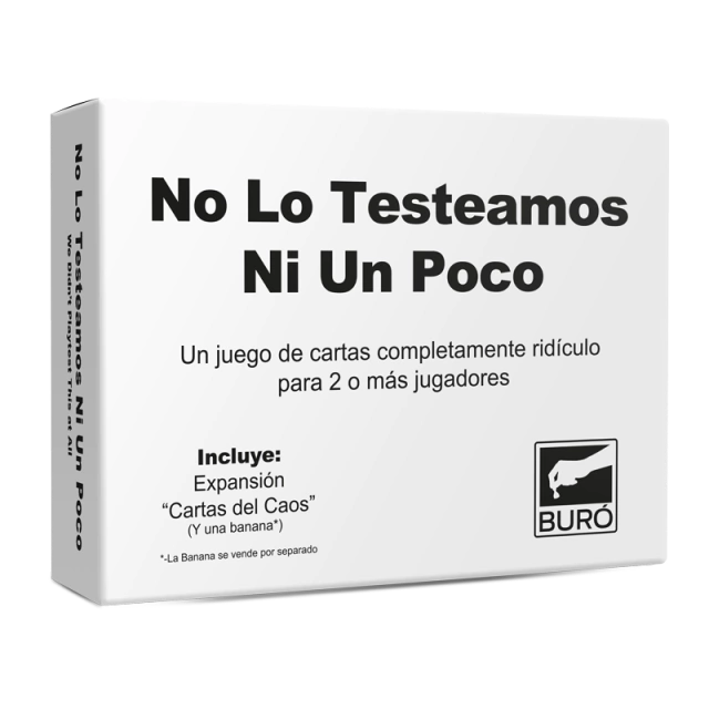 NO LO TESTEAMOS NI UN POCO