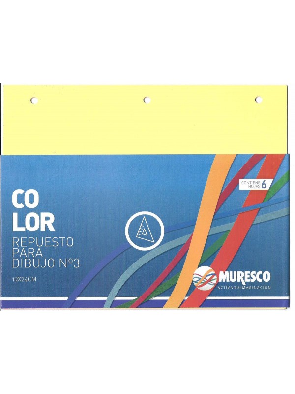 REPUESTO HOJA COLOR N°3 MURESCO