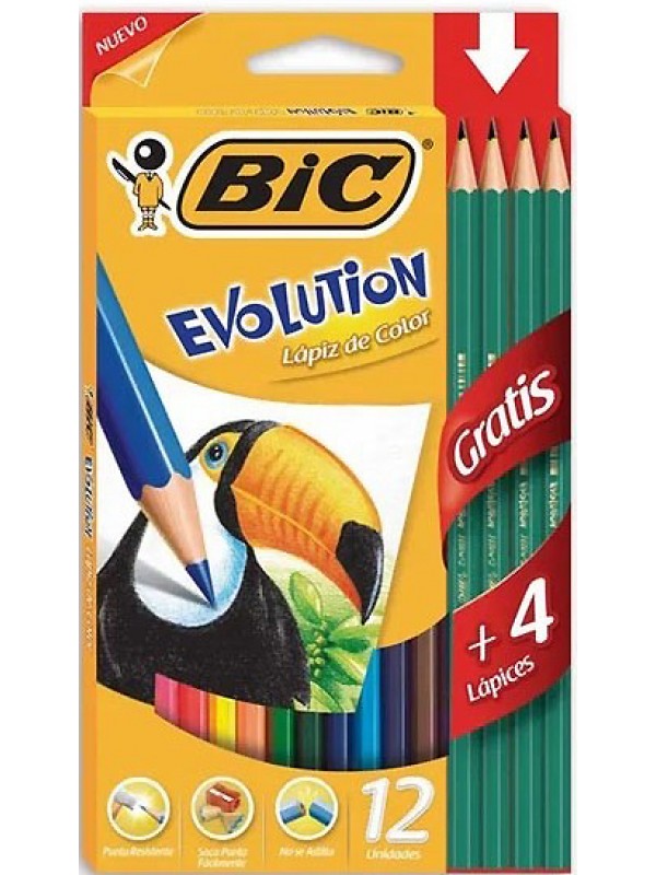 LAPIZ EVOLUTION COLORES+4GRAF (copia)