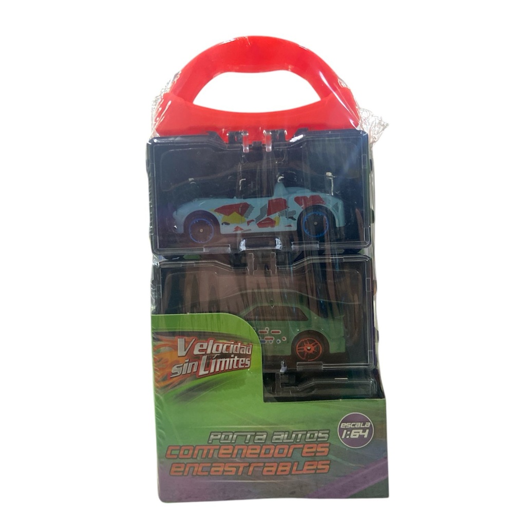ESTUCHE CON 4 AUTOS 