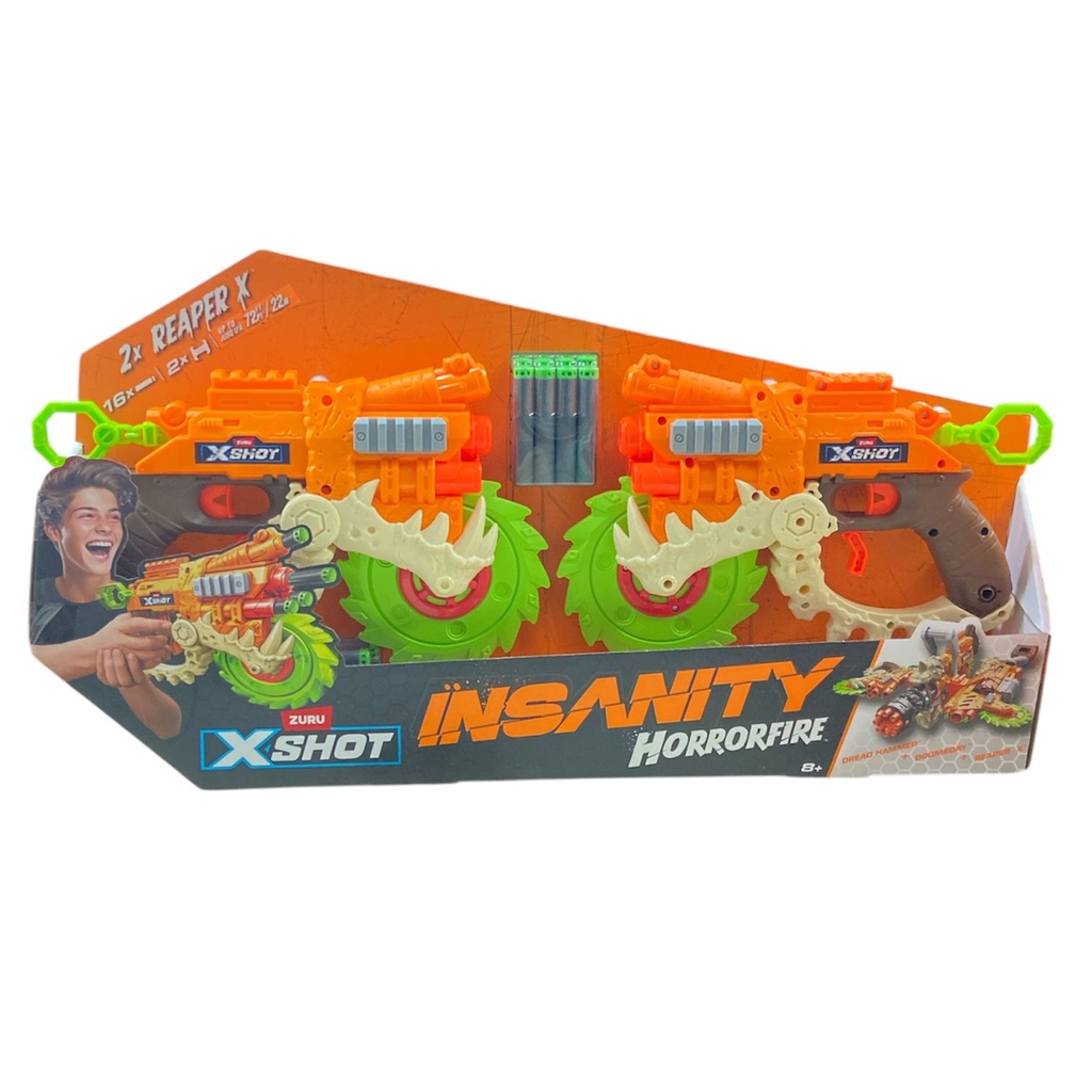 X-SHOT INSANITY HORRORFIRE REAPER X2