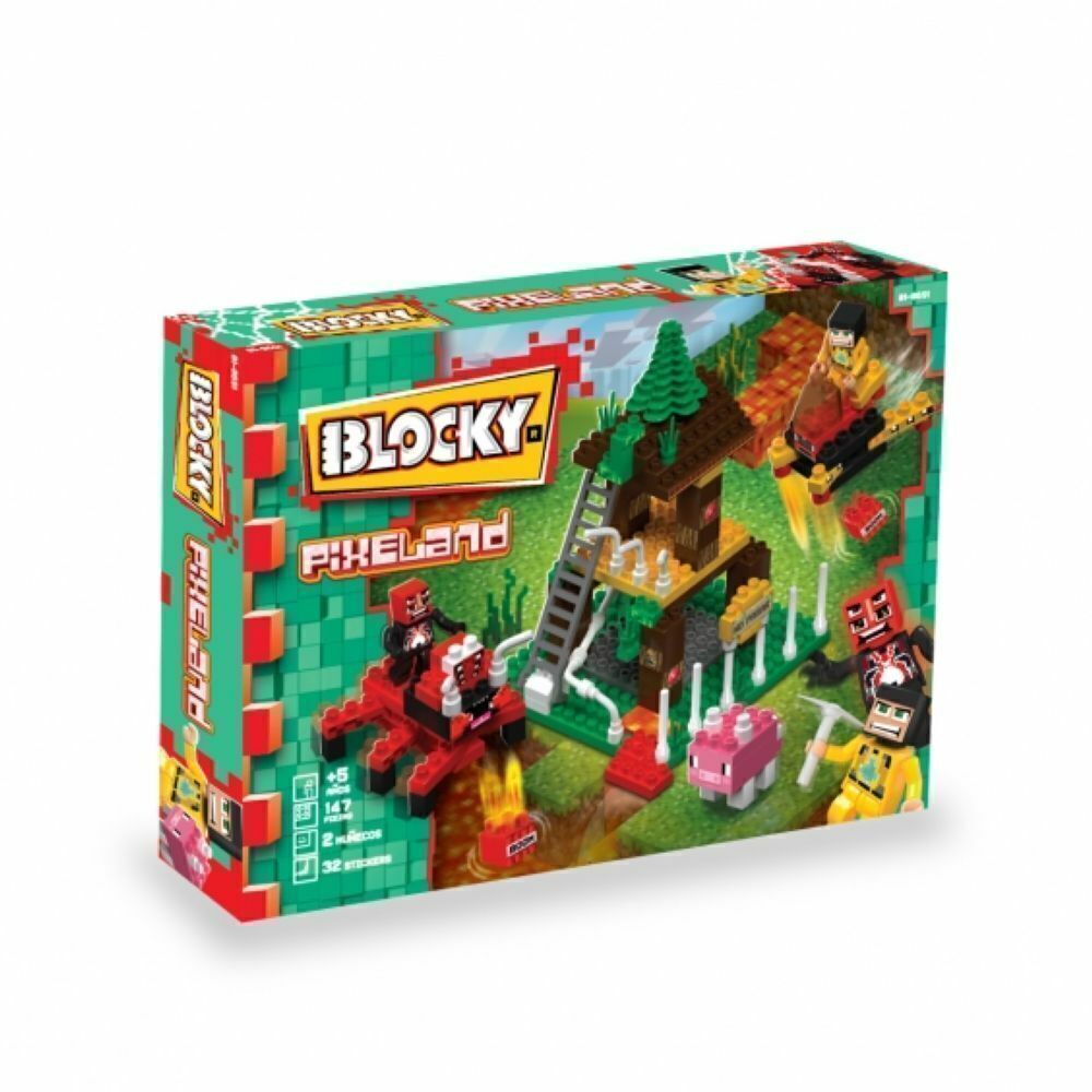 BLOCKY PIXELAND 147 PIEZAS