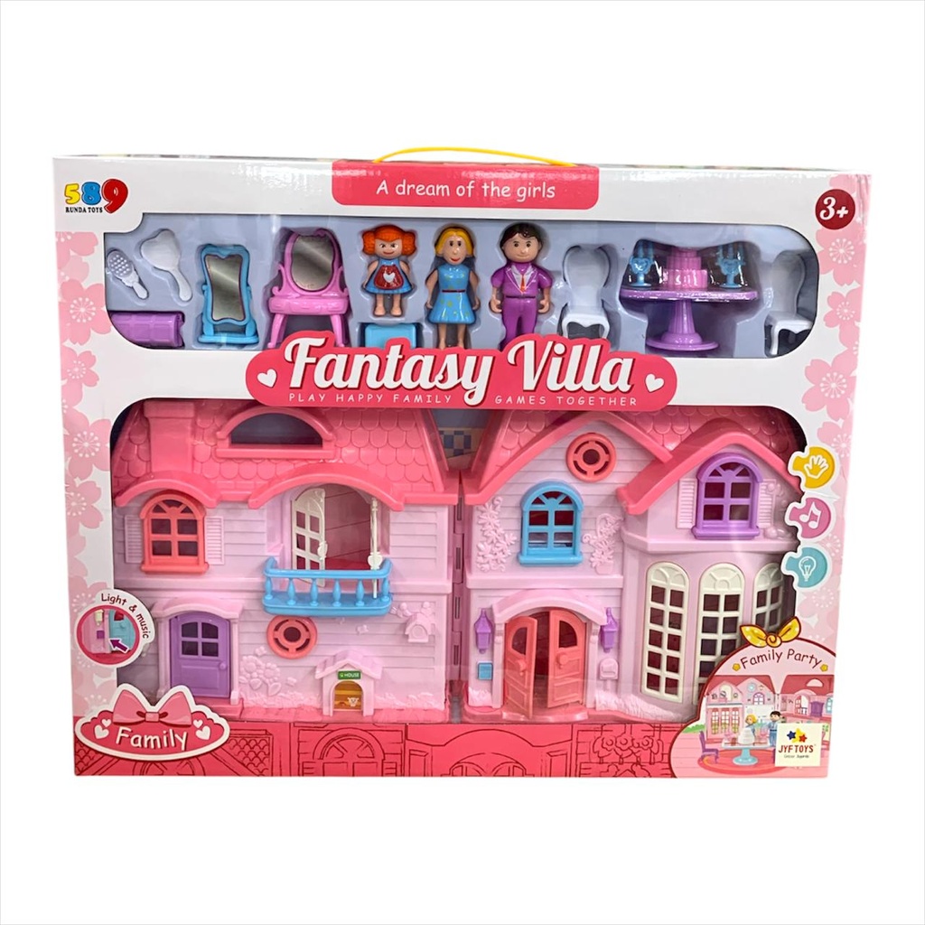 CASA DE MUÑECAS CON SONIDOS Y ACCS FANTASY