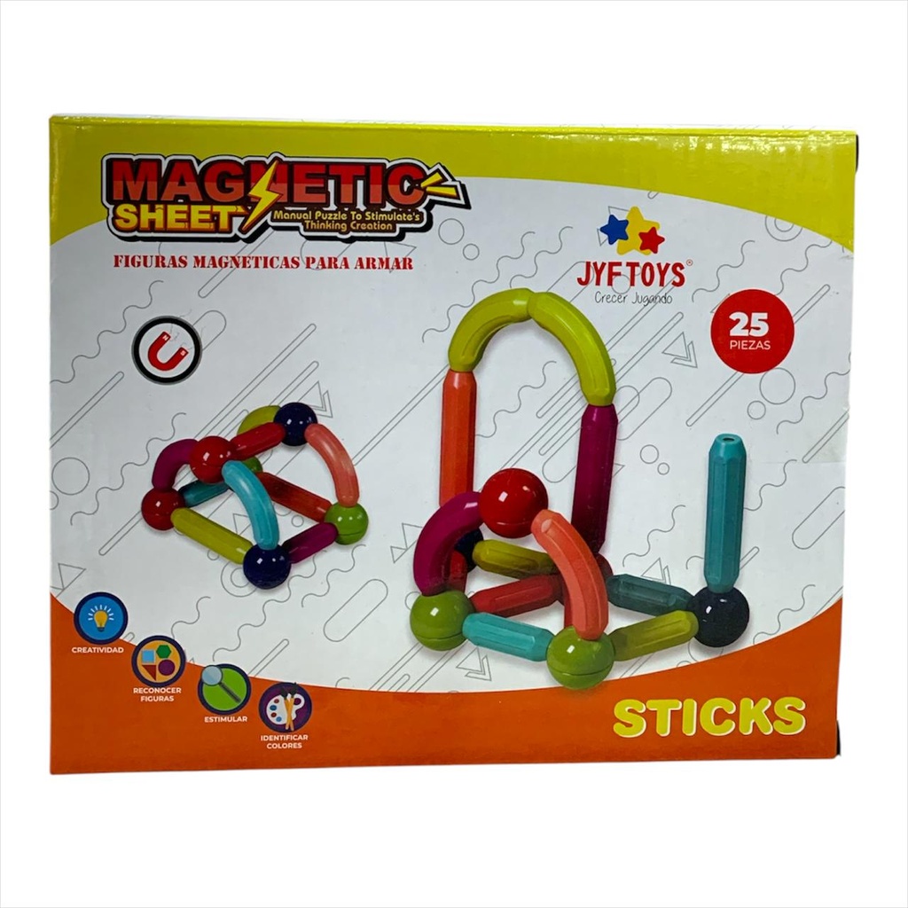 MAGNETIC STICKS 25 PIEZAS 