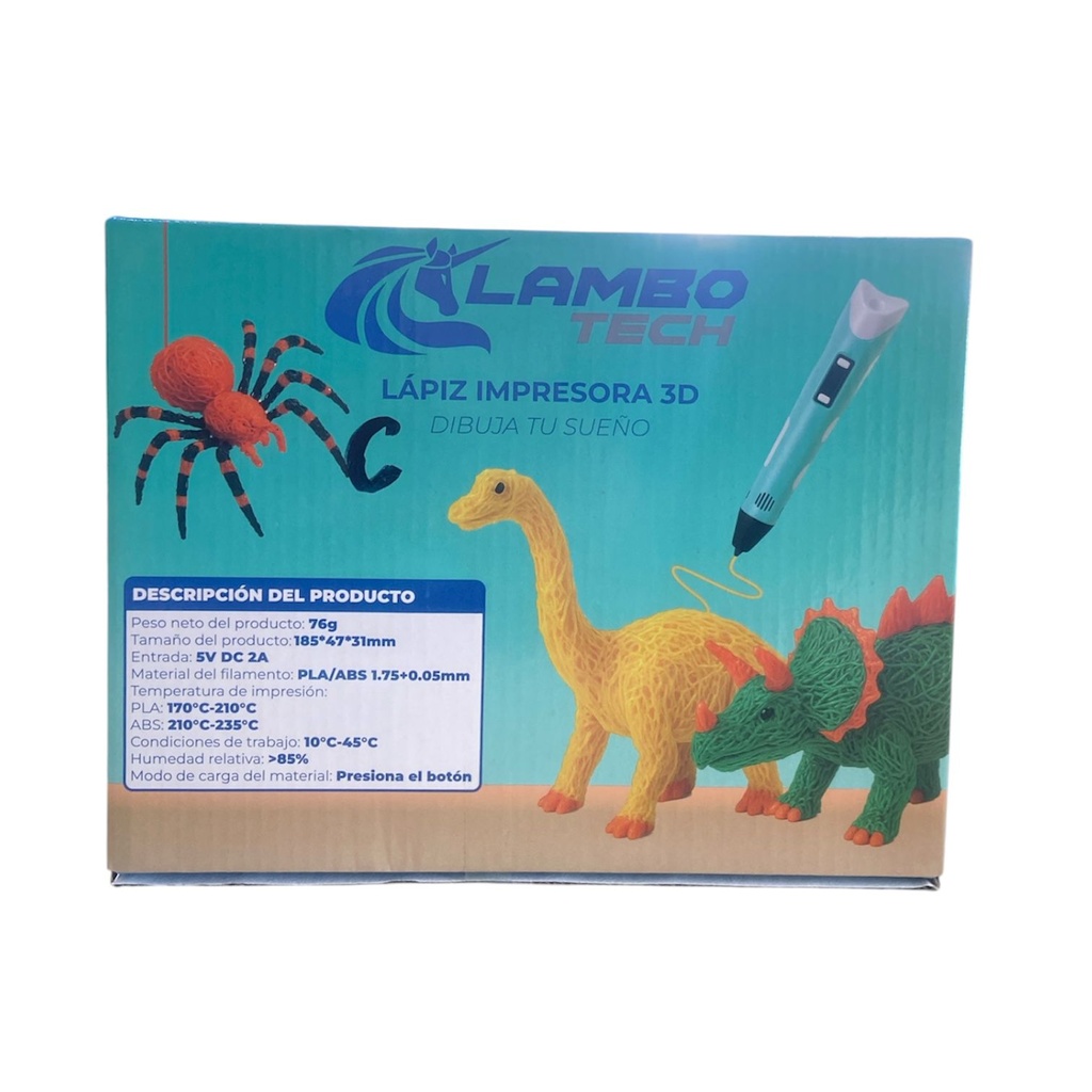 LAPÍZ 3D + FILAMENTO EN CAJA