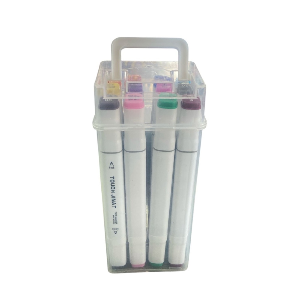 MARCADOR DOBLE PUNTA X12