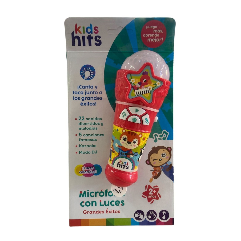 MICROFONO C/ LUCES KIDS HITS