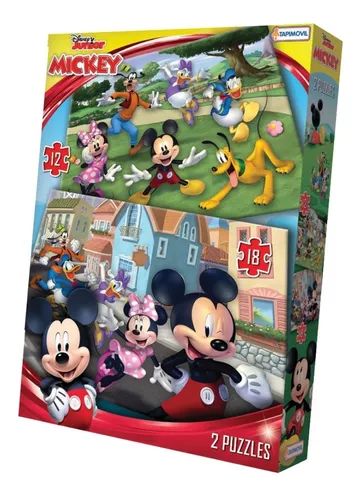 2 PUZZLES  12 Y 18 PZAS MICKEY MOUSE