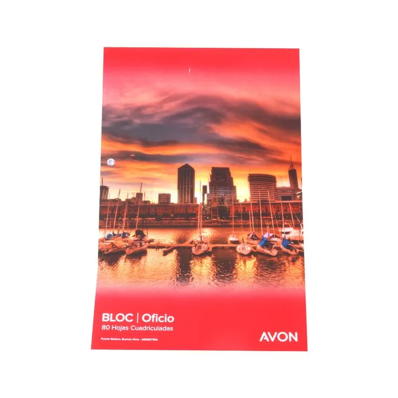 AVON BLOCK A4 CUADRICULAS X80