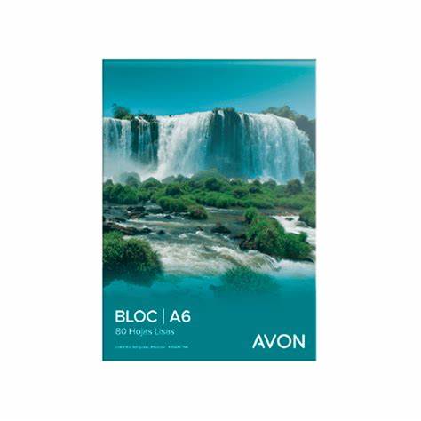 BLOCK AVON A6 80 HOJAS LISAS