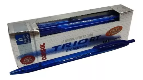 BOLIGRAFO TRIO AZUL