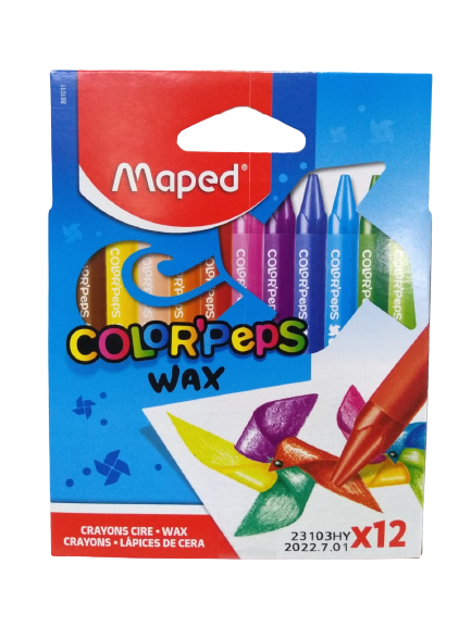CRAYONES CERA MAPED X12