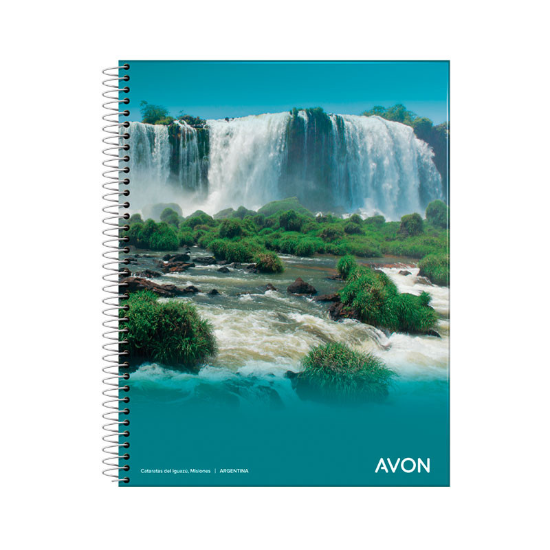CUADERNO AVON X46 RAYADAS 