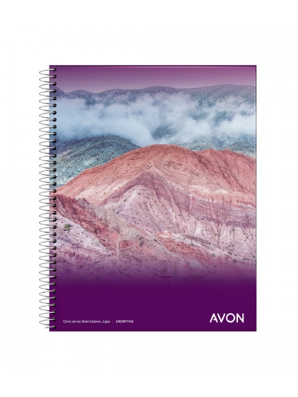 CUADERNO AVON X84 RAYADAS 