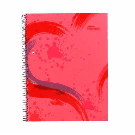 CUADERNO UNI ESSENTIAL ROJO C