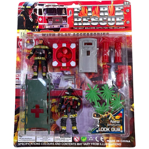 [6905160607172] FIRE RESCUE BOMBERO BLISTER