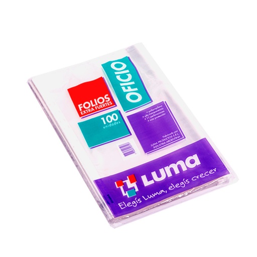 [365127] FOLIOS OFICIO X10 EXTRA FUERTE LUMA