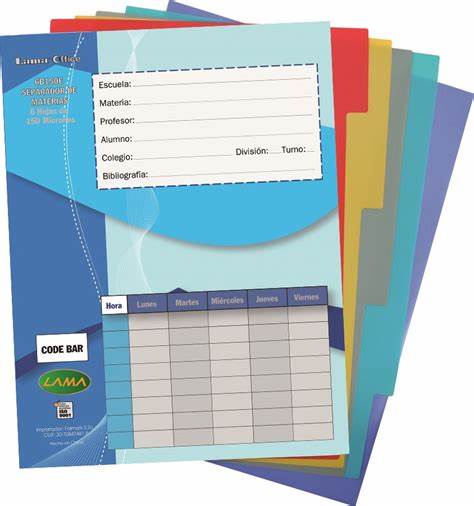 [408420] LAMA OFFICE - SEPARADORES X6 N°3