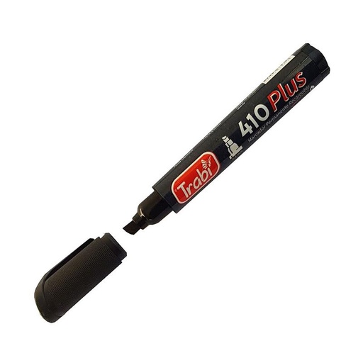 [485157] MARCADOR TRABI 410 PLUS NEGRO RECTO