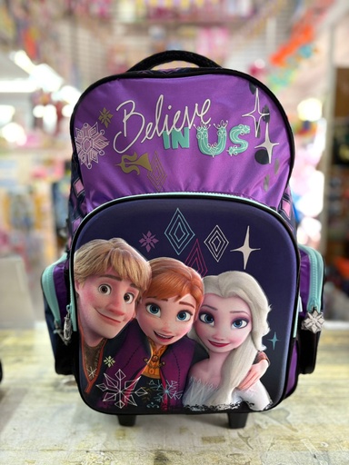 [9487817S] MOCHILA 18" C/CARRO FROZEN