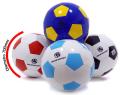[1122] PELOTA DE CUERO LIVIANA PARCHES COLORES