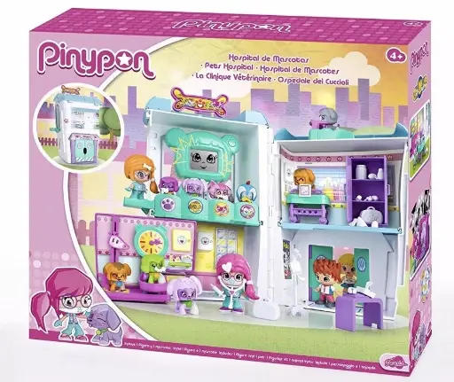 [18582914] PINYPON HOSPITAL DE MASCOTAS CON UNA FIG
