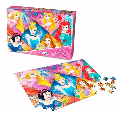 [7794008073304] PRINCESAS PUZZLE 120 PZAS