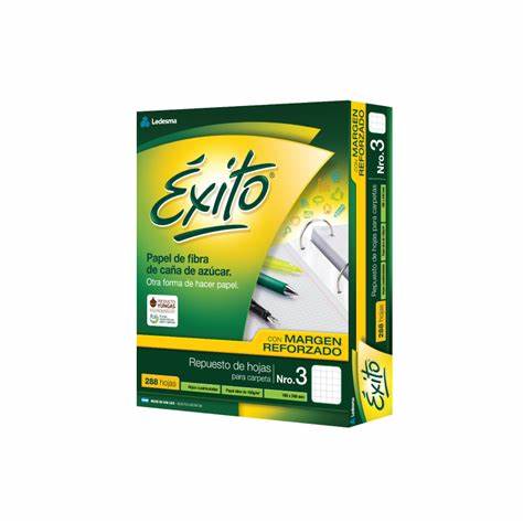 [363171] RESMA EXITO X480C  REFORZADAS CAJA VERDE