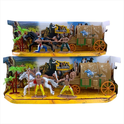 [19244] SET DE JGO DEL LEJANO OESTE INDIOS