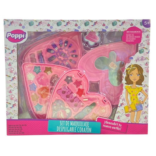 [22S21651] SET DE MAQUILLAJE CORAZÓN