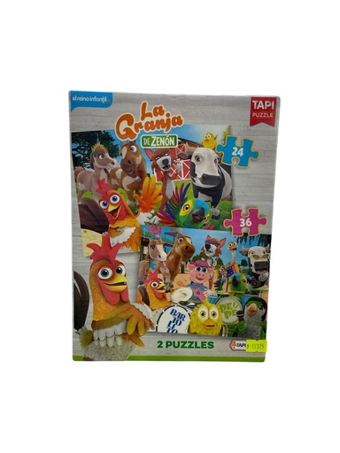 PUZZLE LA GRANJA DE ZENON 24 Y 36 PZAS 0647