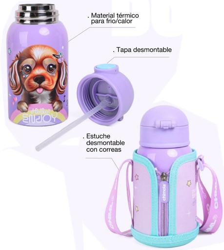 [3051BZ03] BOTELLA 450 ML DOG