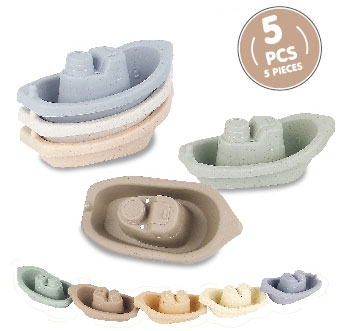 [00610055] BARCOS 5 PIEZAS