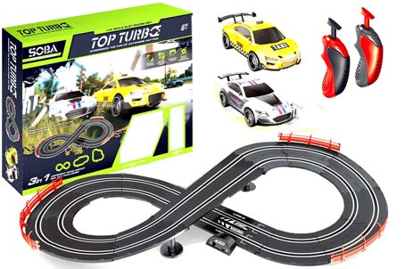 [06933831] 1:43 Pista Police vs Taxi - USB-LUCES 2,80mt