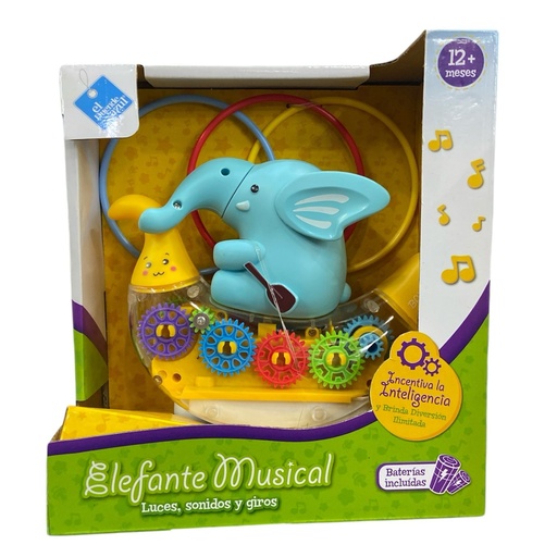 [85707871] ELEFANTE MUSICAL CON LUZ Y SONIDO