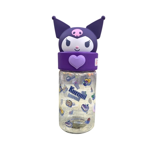 BOTELLA VIDRIO KUROMI