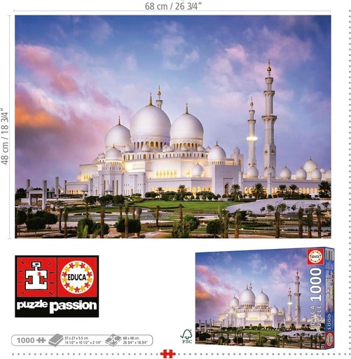 PUZZLE 1000 PZAS "GRAN MESQUITA"