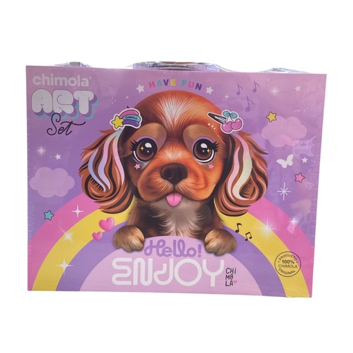 [BT244] VALIJA SET DE ARTE PERRITO