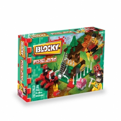 [0691] BLOCKY PIXELAND 147 PIEZAS
