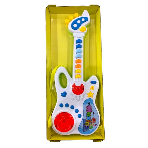 [7796913357326] ROCK GUITAR VERDE Y BLANCO