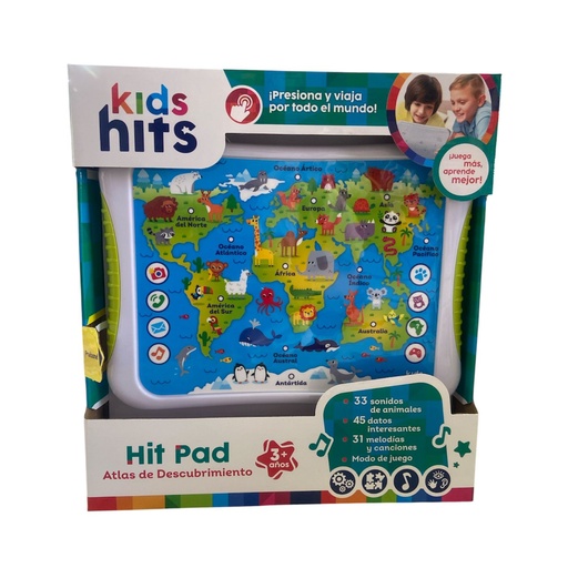[KH01/001-ES] TABLET HIT PAD ATLAS/MAPA