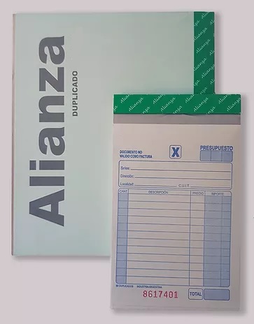 [353300] ALIANZA  PRESUPUESTO DUPLICADO  